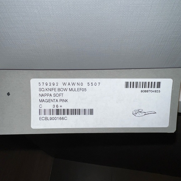 Balenciaga Bow Mule Magenta Pink - Picture 7 of 10